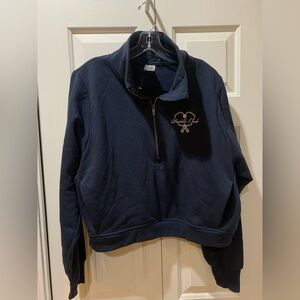 NWOT All in Motion Paddle Club 1/2 zip cropped sweatshirt XL